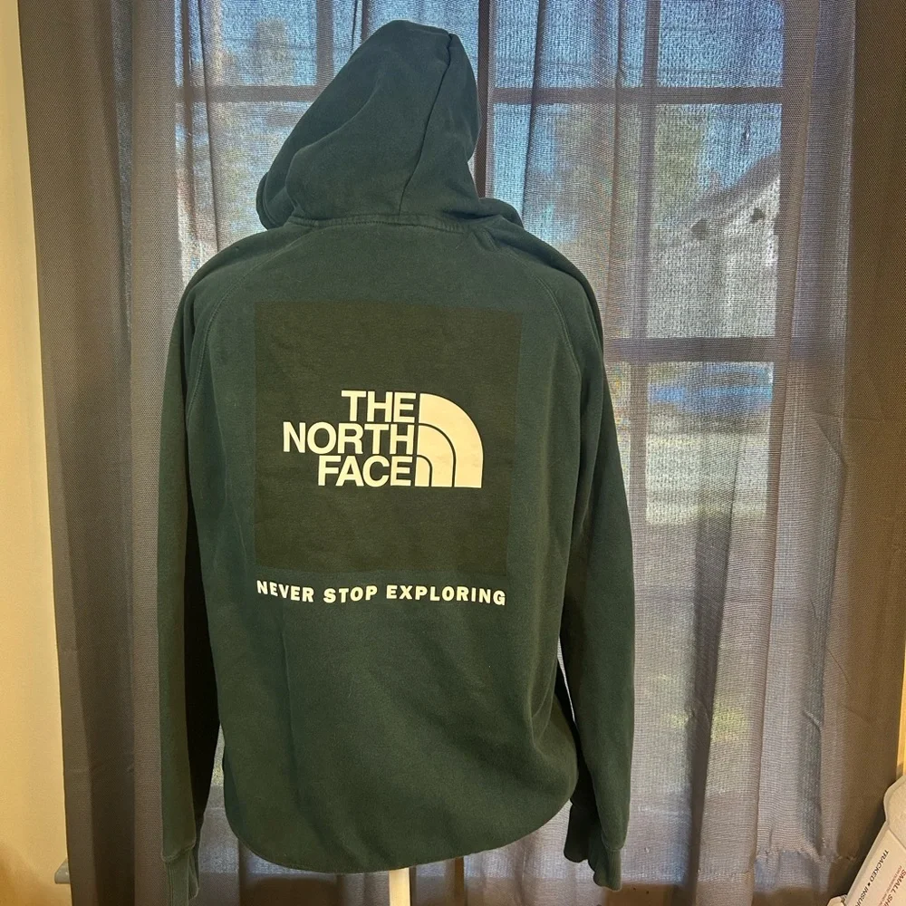 The North Face Forest Green Hoodie - Picture 3 of 4